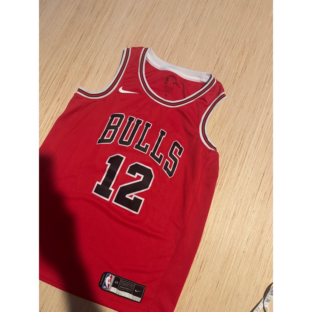 Nike Chicago Bulls Ayo Dosunmu‎ 12 Swingman Jersey Red Mens 40 Small NBA Dri-FIT